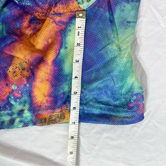 ADIDAS Originals Allover Print Mesh Basketball Shorts Mens SMALL Tye Dye - Picture 9 of 16